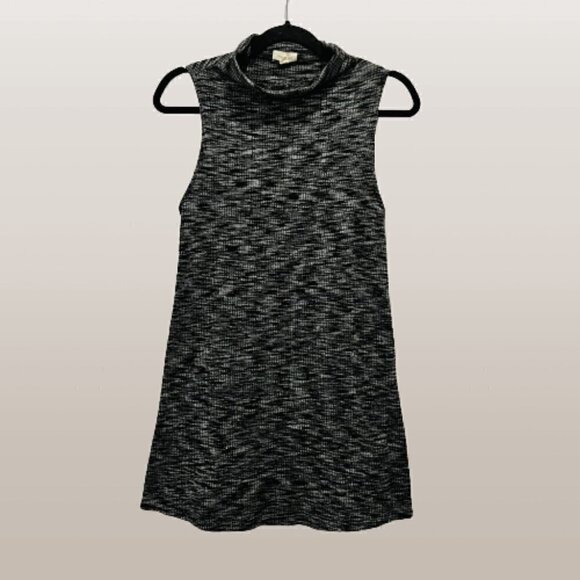 Urban Outfitters Silence + Noise  Black Mock Neck Sweater Knit Mini Dress - Picture 1 of 8